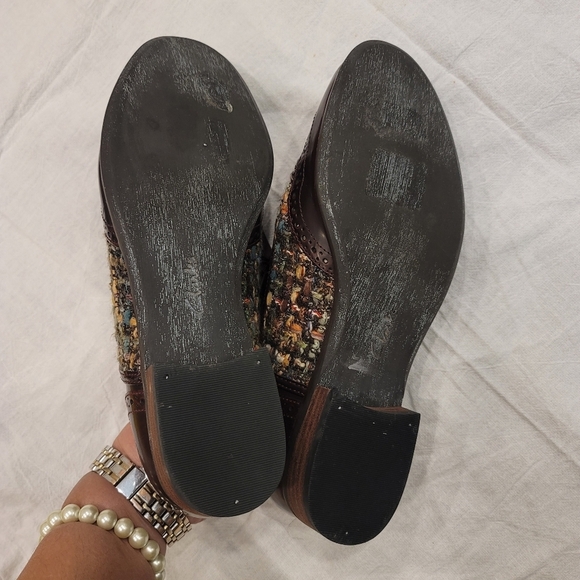 Clarks Narrative Hamble Oak Brogues Wing Tip Burgundy Shoes - Sz 9 - Picture 8 of 12